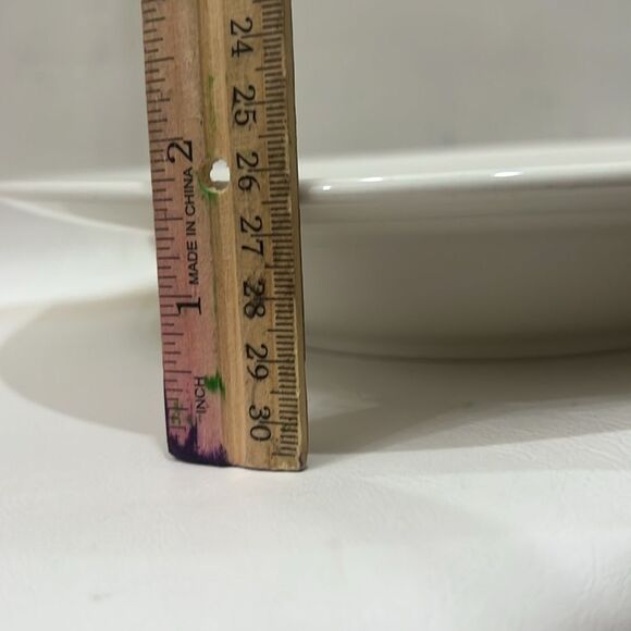 Mikasa Color Spectrum Serving Pasta Salad Bowl CA900 Alpine White 11 In Round - Picture 8 of 8